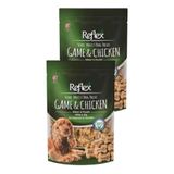 Reflex Semi Moist Av Hayvanlı ve Tavuklu Kemik Şekilli Köpek Ödülü, 150 gr, İkili Paket