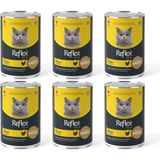 Reflex Sos İçinde Et Parçacıklı Tavuklu Yetişkin Kedi Maması 6 Adet