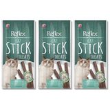 Reflex Tahılsız Kuzu Eti ve Kedi Çimli Stick Kedi Ödül Maması 3 x 5 gr x 3 Adet