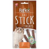 Reflex Tavuk ve Ördek Etli Tahılsız Kedi Ödül Çubuğu, 3x5 Gr