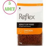 Reflex Tavuklu Kedi Maması 1 kg 5 Ad - Karışık