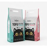 Reflex Tofu Marsilya Sabun Kokulu ve Bebek Pudrası Kokulu Kedi Kumu 2 Adet 7 Lt