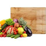 Reflexa Cam Kesme Tahtası Çok Renkli Ahşap Desenli Çok Amaçlı 35 x 25 cm