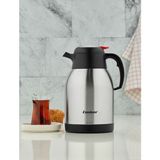 Refox 2 Litre Çift Kat Paslanmaz Çelik Termos CKR2005 ( Piknik Kamp Outdoor Ofis Otel Kafe Okul ) - Gümüş