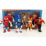 Refox Sonic Boom & Arkadaşları Figür Oyuncak Seti 4 Figür Bir Arada