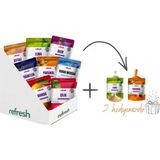 Refresh Chips Freeze Drıed Tanışma Seti 8'li, +2 sağlıklı meyve tozu hediyeli - 360 gr