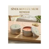 Refreshe Doğal Sinek Engelleyici Mum | Sivrisinek Kovucu Mum | Citronella, Lavanta ve Doğal Esansiyel Yağlar