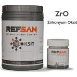 Refsan 500 gr Zirkon Oksit (Zirkonyum Oksit) Seramik Boyaları İçin Uygun Kalay Oksit Alternatifi