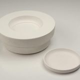 REFSAN Dik Kenarlı Tabak | Alçı Kalıp | 22 cm
