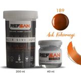 Refsan Hazır Çini ve Seramik Boyası 189 Açık Kahverengi Altın Sarısı 40 ml