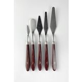 REFSAN Metal Spatula Set 5'li Kahverengi