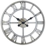 Regal 2654 S Ferforje Dövme Demir 41 Cm. İskelet Duvar Saati