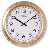 Regal 4290 GW Özel Seri Metal Kasa Akar Sessiz Saniyeli Duvar Saati