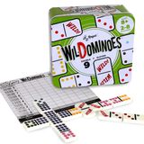 Regal Games Wild Spinner Domino - Spinner ve Double 9 Domino ile Uyumlu - Eğlenceli Aile Dostu Domino Oyunu - Not Defteri ve Kural Sayfası Dahil - 8 Yaş ve Üzeri 2-8 Oyuncu için İdeal
