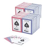 Regal Games - Yetişkinler ve Profesyoneller için Toplu Oyun Kartları Seti - 24 Standart Deste, Büyük Baskı Kart Destesi - Blackjack, Euchre, Canasta, Poker Kartları - Eğlence ve Seyahat Oyun Kartları