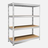 Regalux 160x60x180 cm Metal 4 Katlı Raf