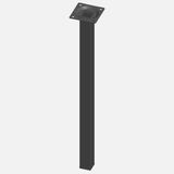 Regalux 40 cm Kare Siyah Masa Ayağı