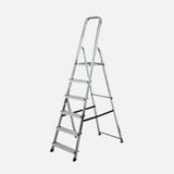 Regalux Alüminyum 6 Basamak 195x48x12 cm Katlanabilir Ev - Ofis Tipi Merdiven