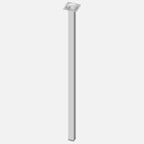 Regalux Çelik Boru Kare 700 mm Beyaz Masa Ayağı