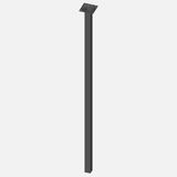 Regalux Çelik Boru Kare 800 mm Siyah Masa Ayağı