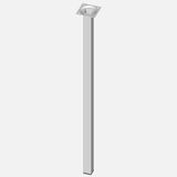 Regalux Masa Ayağı Çelik Boru Kar 600 Mm Beyaz (5'Li Paket)