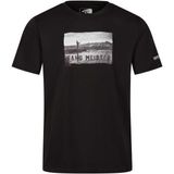 Regatta Fingal Slogan II Siyah Erkek T-Shirt