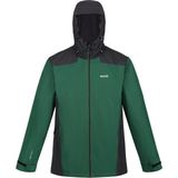 Regatta RMP281 Thornridge II Yeşil Gri Kapüşonlu Regular Fit Erkek Mont