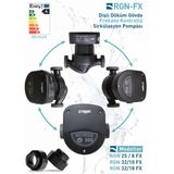 Regen Rgn 32/10 Fx 180 Watt Frekans Konvertörlü Sirkülasyon Pompası (2" - 1 1/4") 10 M3 Debi - 12 Mss Basınç