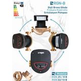 Regen Rgn-B 32/10 Bronz 150 Watt Frekans Konvertörlü Sirkülasyon Pompası (2" - 1 1/4") 8 M3 Debi - 10 Mss Basınç
