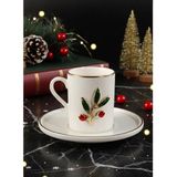 Regna Home Fine Living Kokina 4 Parça 2 Kişilik Kahve Fincan Seti 93ML - Renkli