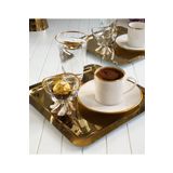 REGNA HOME Fine Living Mocha 10 Parça 2 Kişilik Special Set- Tepsili-lokumluklu -kadehli