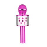 Regnum Kablosuz Karaoke Mikrafon Bluetooth Mp3 Çalar Sd-Usb-Aux Girişli Pembe