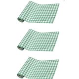 Regron Tek Kullanımlık Pratik Masa Aktivite Kullan At 100x120 Bebek Mama Sandalyesi Örtüsü Yeşil Desen