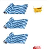 Regron Tek Kullanımlık Pratik Masa Aktivite Kullan At Piknik Kamp Örtüsü 100x120 MAVİ