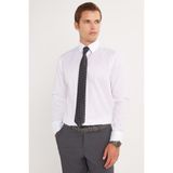 Regular Fit Beyaz Non-Iron %100 Pamuk Doğa Dostu Ekoteks Belgeli Ütü Gerektirmez Gömlek - 2XL