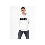 Regular Fit Erkek Beyaz Sweatshirt