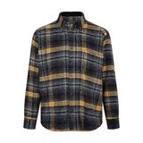 Regular Fit Erkek Kışlık Hakiki Oduncu Gömleği Sarı-6923