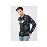 Regular Fit Erkek Siyah Sweatshirt