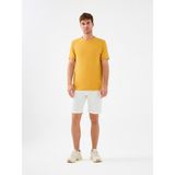 Regular Fit Erkek Şort - Beyaz - 2XL