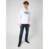 Regular Fit Erkek Sweatshirt - XXL - Beyaz