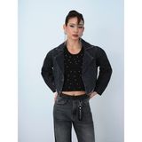 Regular Fit Kadın Ceket - Denim - XS - S