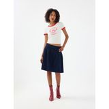 Regular Fit Kadın Etek - Denim - XS