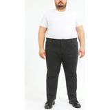 Regular Fit Likralı Büyük Beden Erkek Jean Pantolon 7374 - Füme - 54