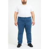 Regular Fit Likralı Büyük Beden Erkek Jean Pantolon 7374