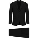 Regular Fit Mono Yaka Klasik Takım Elbise - Siyah - Relax Fit - 54