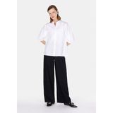 Regular Fit Yüksel Bel Geniş Paça Kadın Siyah Pantolon Cl1073982