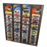 Regular Kart Rafı, Doğal Ahşap Regular Kart Sergileme Vitrini, Kutusunda Card Oyuncak Araba rafı-Ceviz