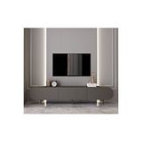 Regulus Mdf 3 Kapakli Ahşap Ayakli 180 Cm Country Tv Ünitesi Gri