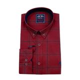 REHALLİ ERKEK SLIM FİT GÖMLEK BGL-ST00900 BORDO S