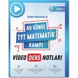 Rehber Matematik 2024 Yks Tyt 49 Günde Matematik Kampı Video Ders Notları Mesleki Hazırlık Kitabı